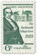 Daniel Webster - The Dartmouth College Case 1819 (STAMP)